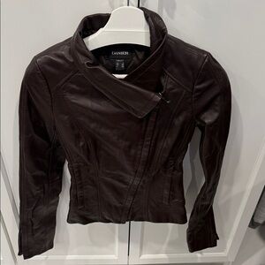 Danier Women's Dark Brown Leather Jacket